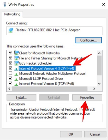 Wi Fi Ipv4 Properties
