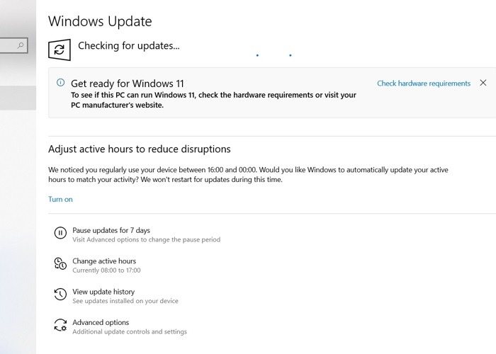 Windows11 Roll Back Windows10 Pc Check For Updates
