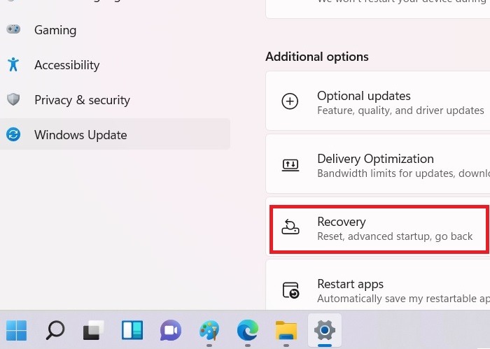 Windows11 Roll Back Windows10 Recovery Option