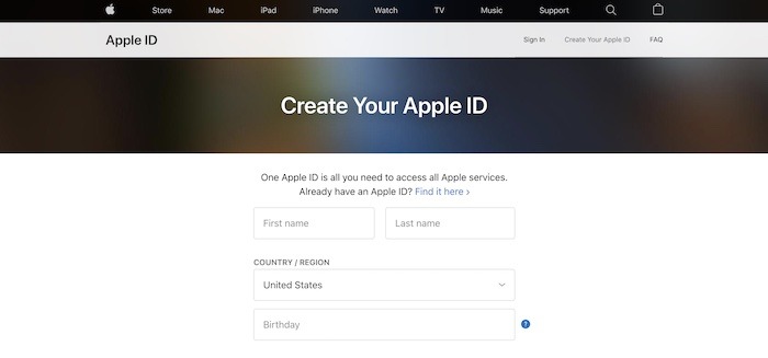 Apple Id Question Answer Create