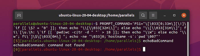 Changing prompt colors.