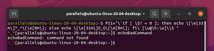 Displaying Kaomoji in the Bash prompt.