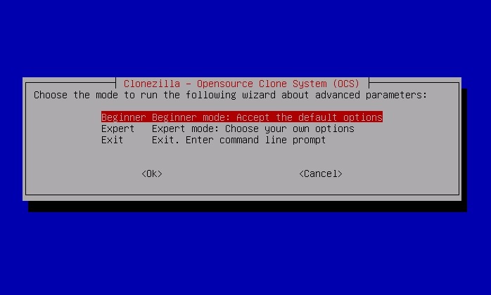 Clone Drive Clonezilla Mode