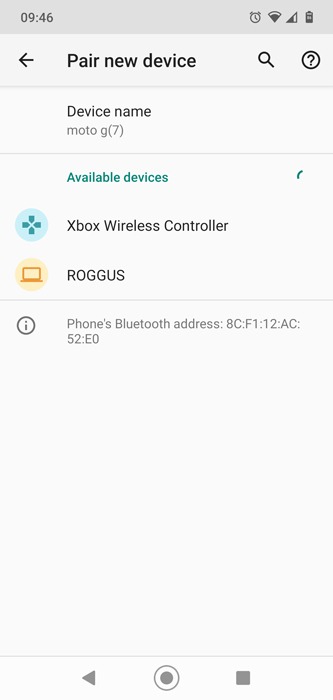 Connect Xbox One Controller Android Pair New Devic