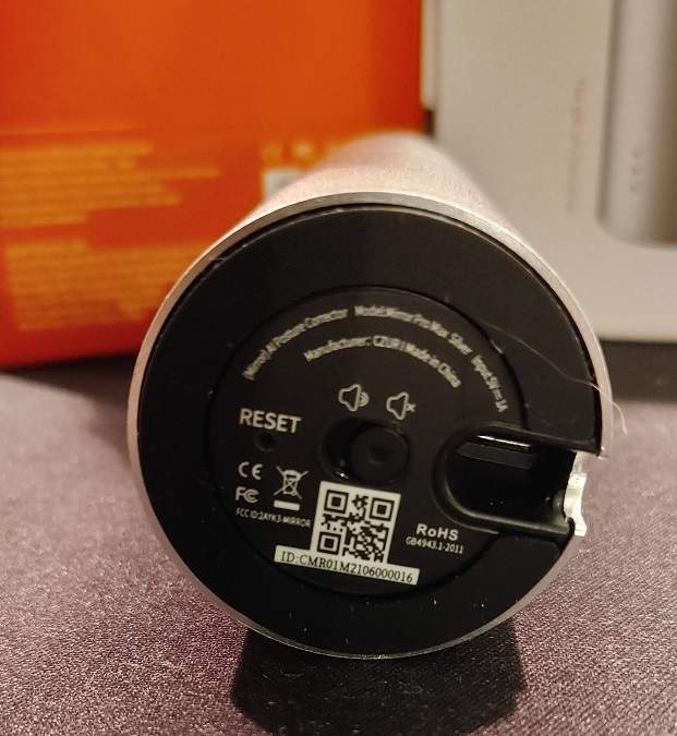 Czur Mirror Ai Posture Corrector Review Buttons