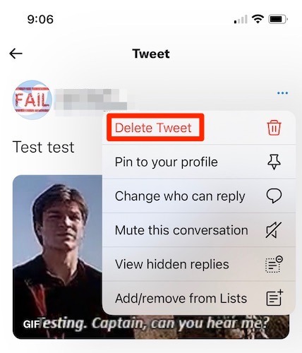 Delete Anything Twitter Account Delete Tweet Mobile
