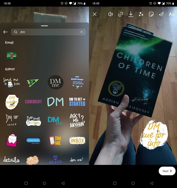 How To Add Link Instagram Story Dm Link
