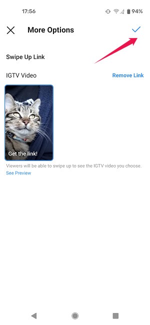 How To Add Link Instagram Story Done Next Step