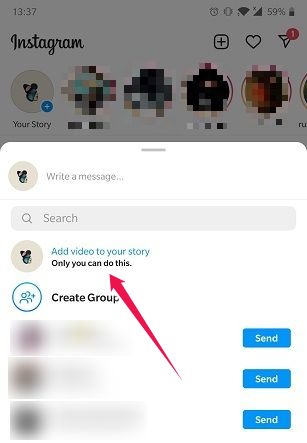 How To Add Link Instagram Story Send To Story