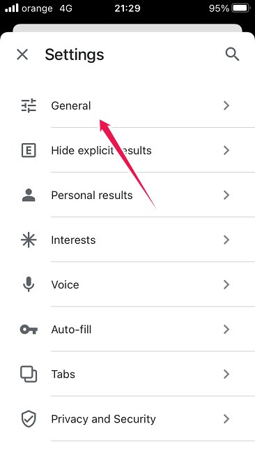 How To Change Google Background Ios General Settings