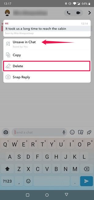 How To Delete Stuff On Snapchat Delete Saved Messages