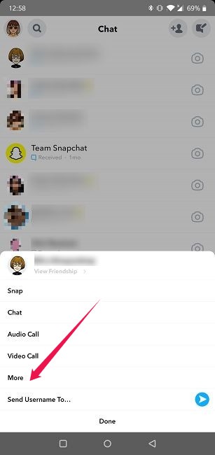 How To Delete Stuff On Snapchat Profile Mini Menu