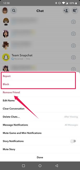How To Delete Stuff On Snapchat Remove Friend
