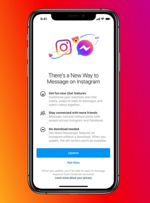 How To Link Or Unlink Instagram Facebook Dms Messenger Link