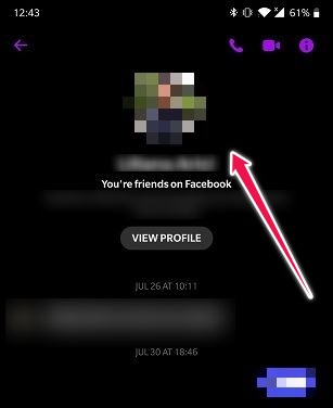How To Send Disappearing Messages Android Messenger Profile Picture