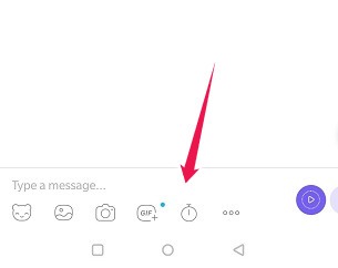 How To Send Disappearing Messages Android Viber Timer Icon