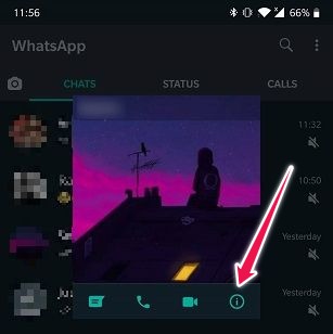 How To Send Disappearing Messages Android Whatsapp Contact Info