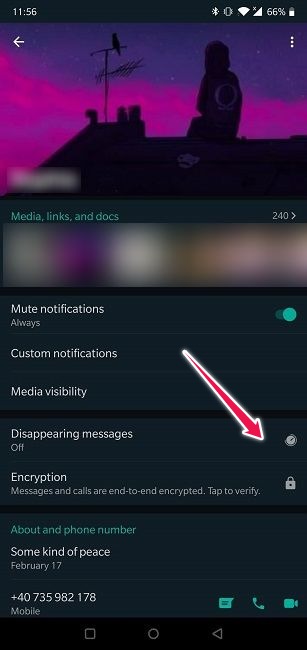 How To Send Disappearing Messages Android Whatsapp Disappearing Feature Off