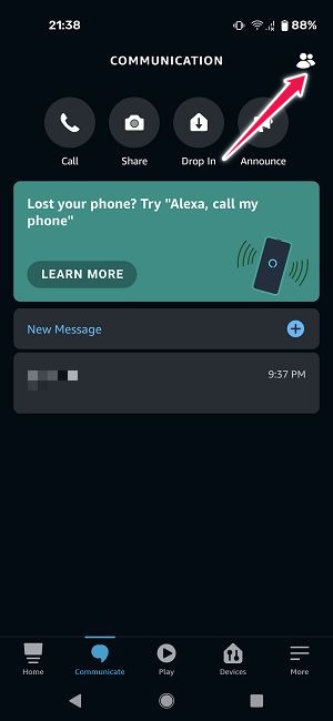 How To Start Group Video Chat Android Alexa People Tab