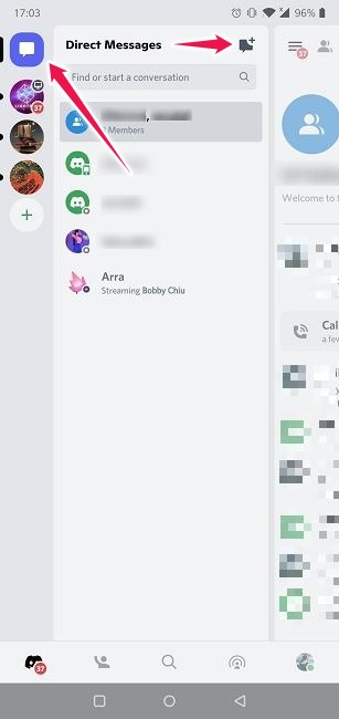 How To Start Group Video Chat Android Discord Direct Messages Add New