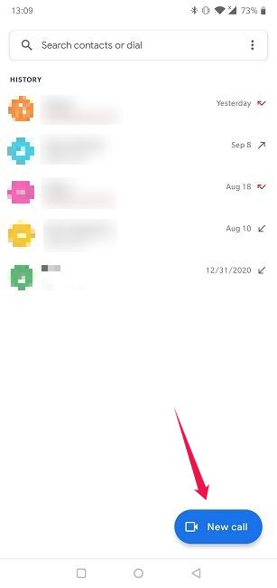 How To Start Group Video Chat Android Meet New Call