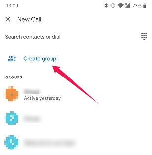How To Start Group Video Chat Android Meet Start New Group