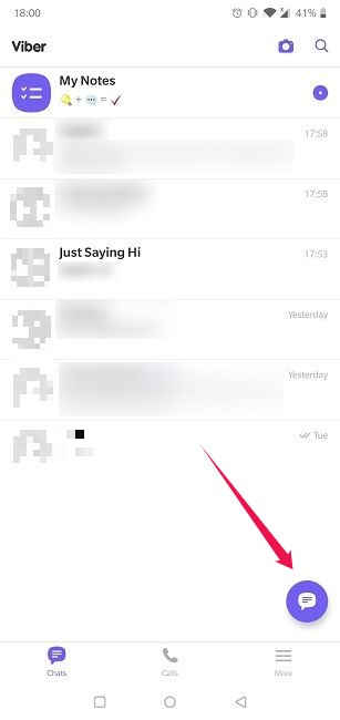 How To Start Group Video Chat Android Viber New Chat