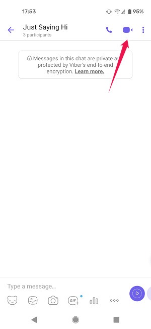 How To Start Group Video Chat Android Viber Start Group Call