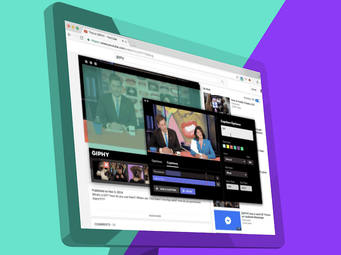 The Giphy Capture app.