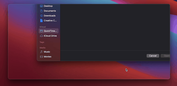 A QuickTime file ready to play.