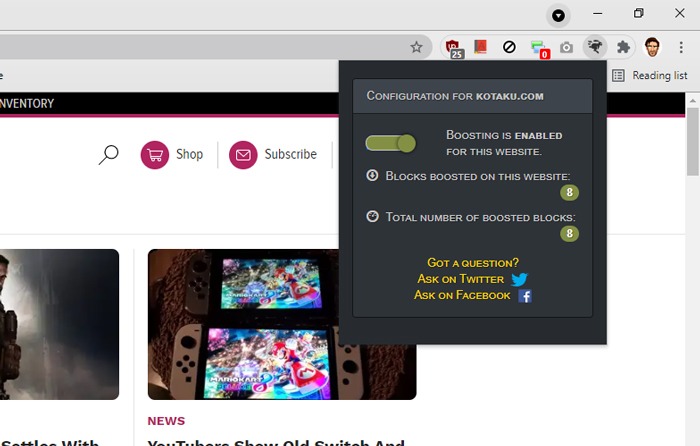 Speed Up Chrome Extension Web Boost