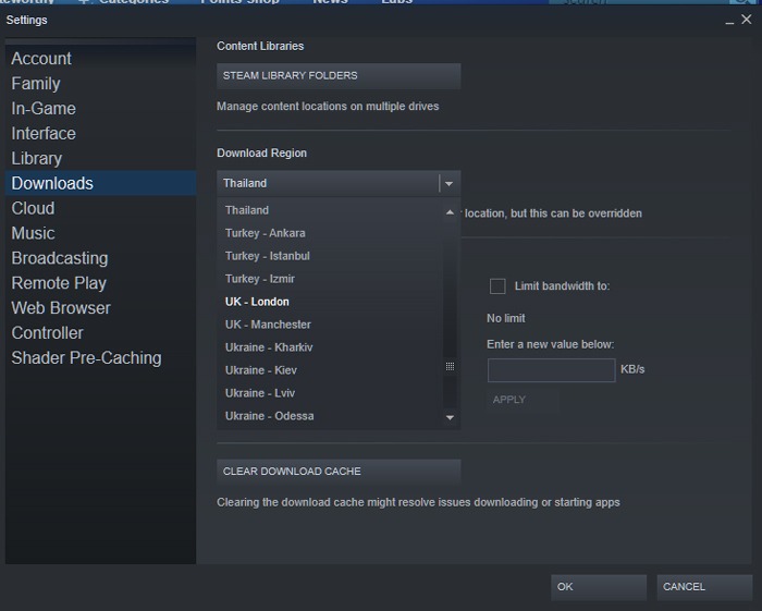 Steam Games Not Opening Download Region