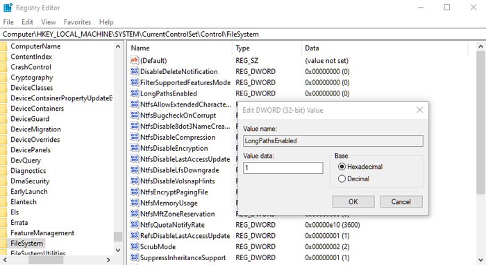 What Is Windows Path Disable Length Limit
