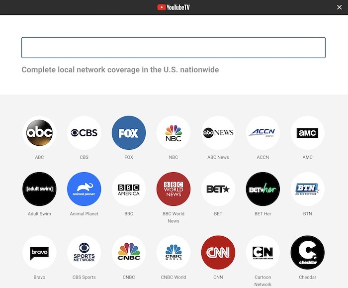 Youtube Tv Premium Channel List