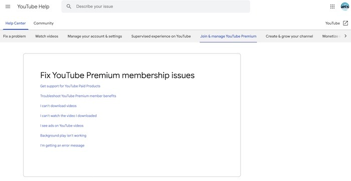Youtube Tv Premium Premium Help