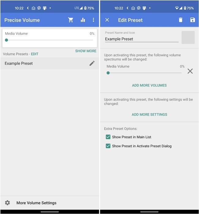Android Volume Control Precise Volume
