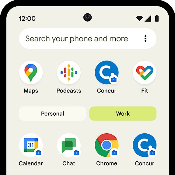 Android Work Profile Google Workspaces Apps