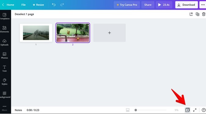 Canva Video Editor Grid View