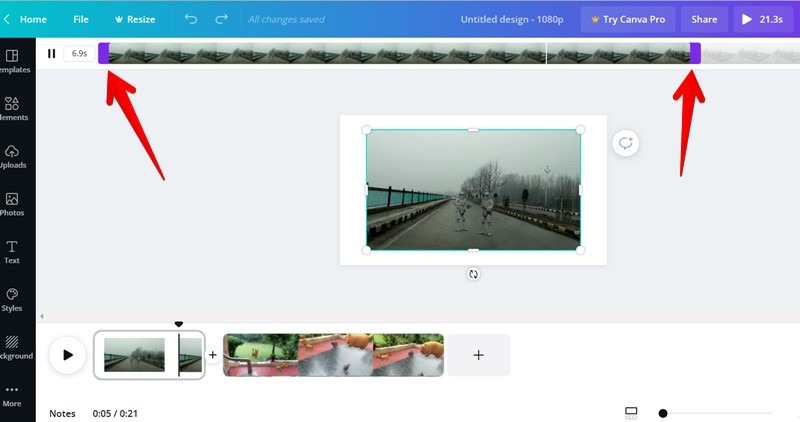 Canva Video Editor Trim