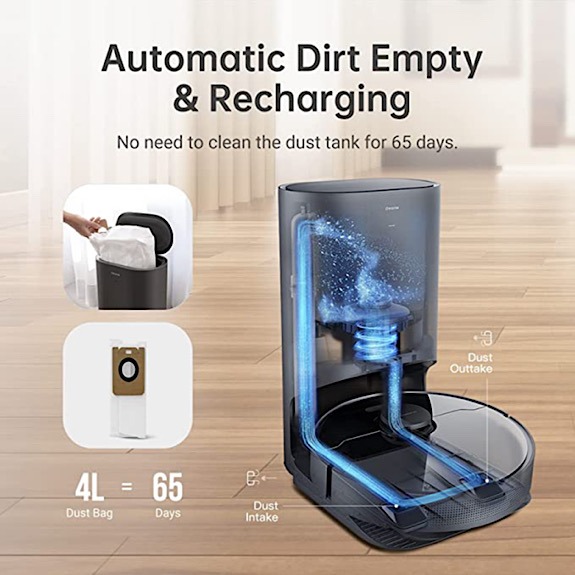 Dreametech Z10 Robot Vacuum Self Emptying