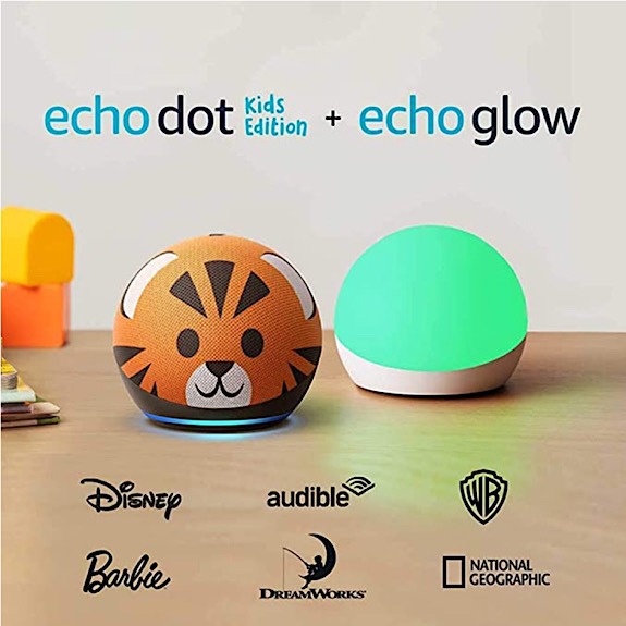 Echo Dot Kids Glow Tiger