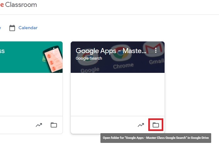 Google Classroom Folders