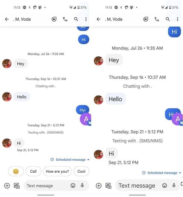 Google Messages Change Text Size