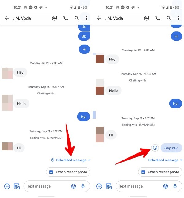 Google Messages Schedule Messages Cancel