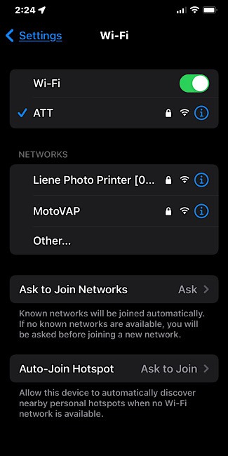Liene Photo Printer Hotspot