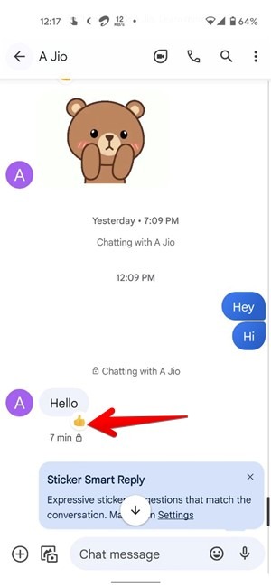 Rcs Messages Emoji Reactions