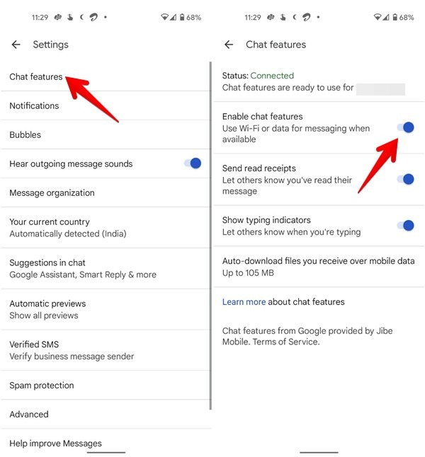 Rcs Messages Enable Android