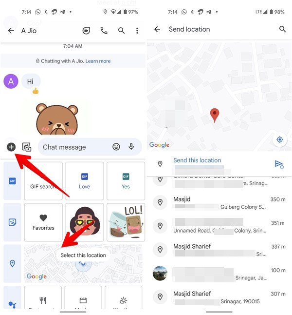 Rcs Messages Send Location