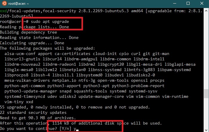 Wsl Install Sudo Apt Upgrade