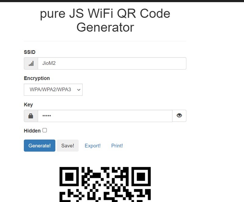 Wi Fi Password Windows Qr Generator